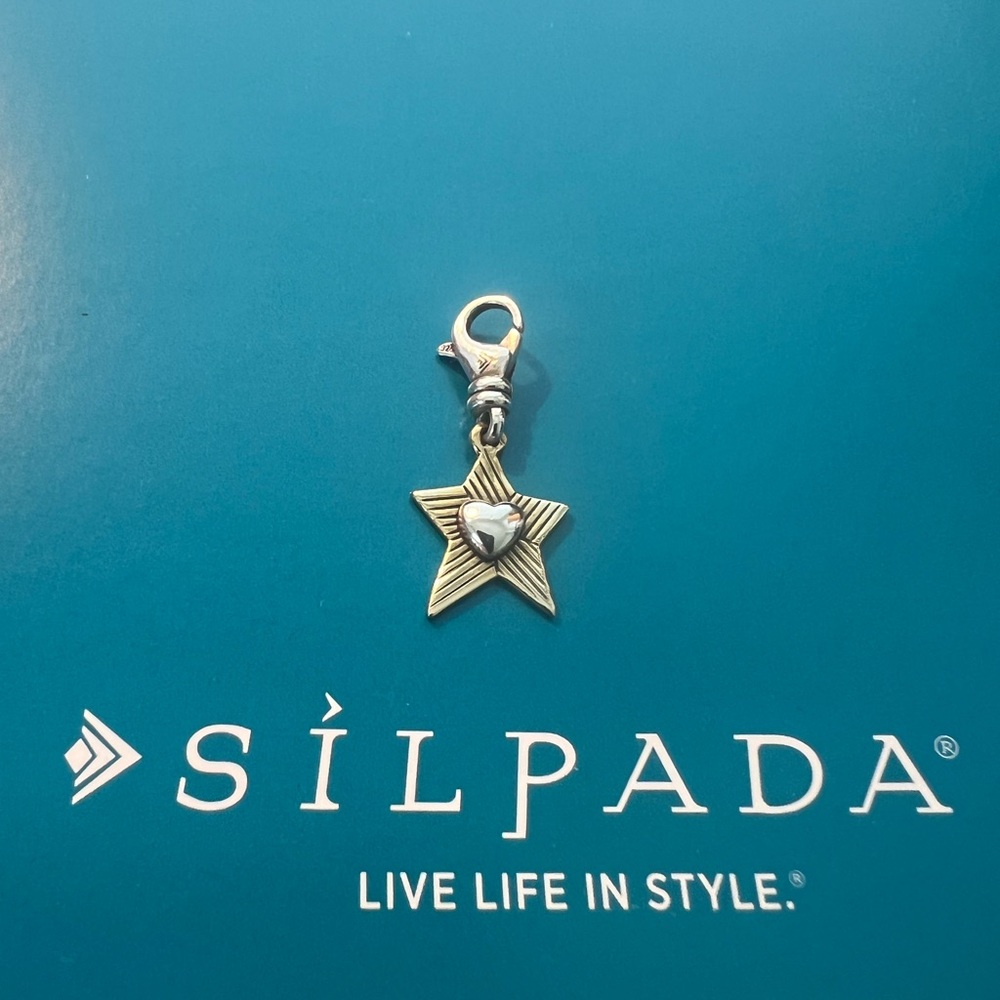 Silpada Two-Tone Star Charm